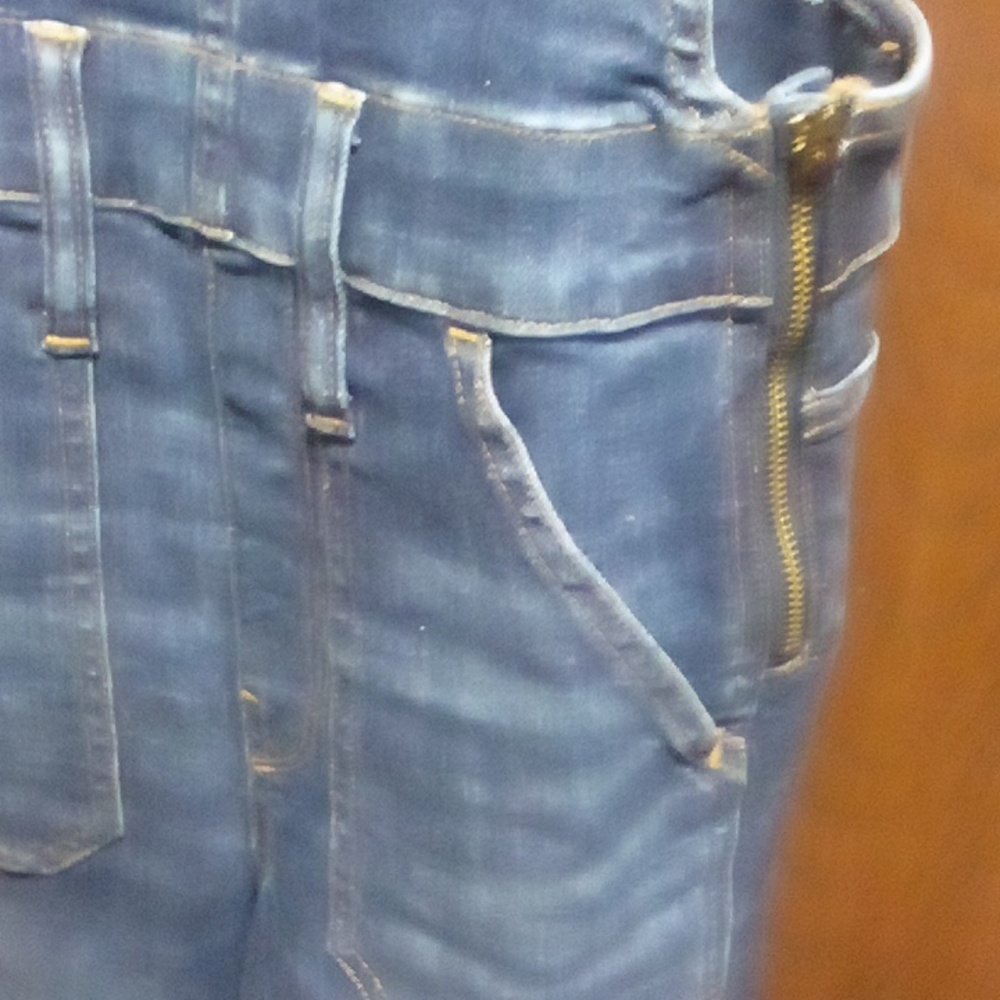 NWT Madewell Indigo Skinny Overalls - Picture 10 of 15